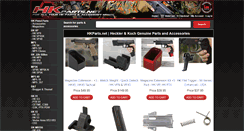 Desktop Screenshot of hkparts.net